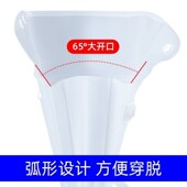 防水鞋 女硅胶雨天防雨脚筒防滑加厚耐磨便携雨靴 男雨鞋