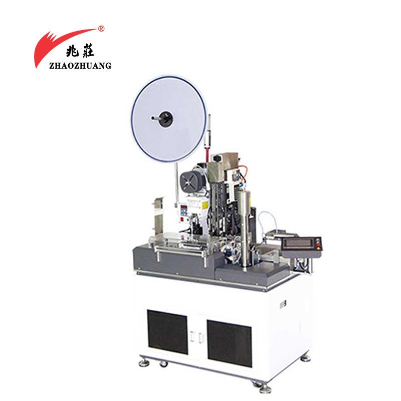 厂家全自动穿防水栓单头端子机电线裁线防水塞压穿雨塞打端一体机