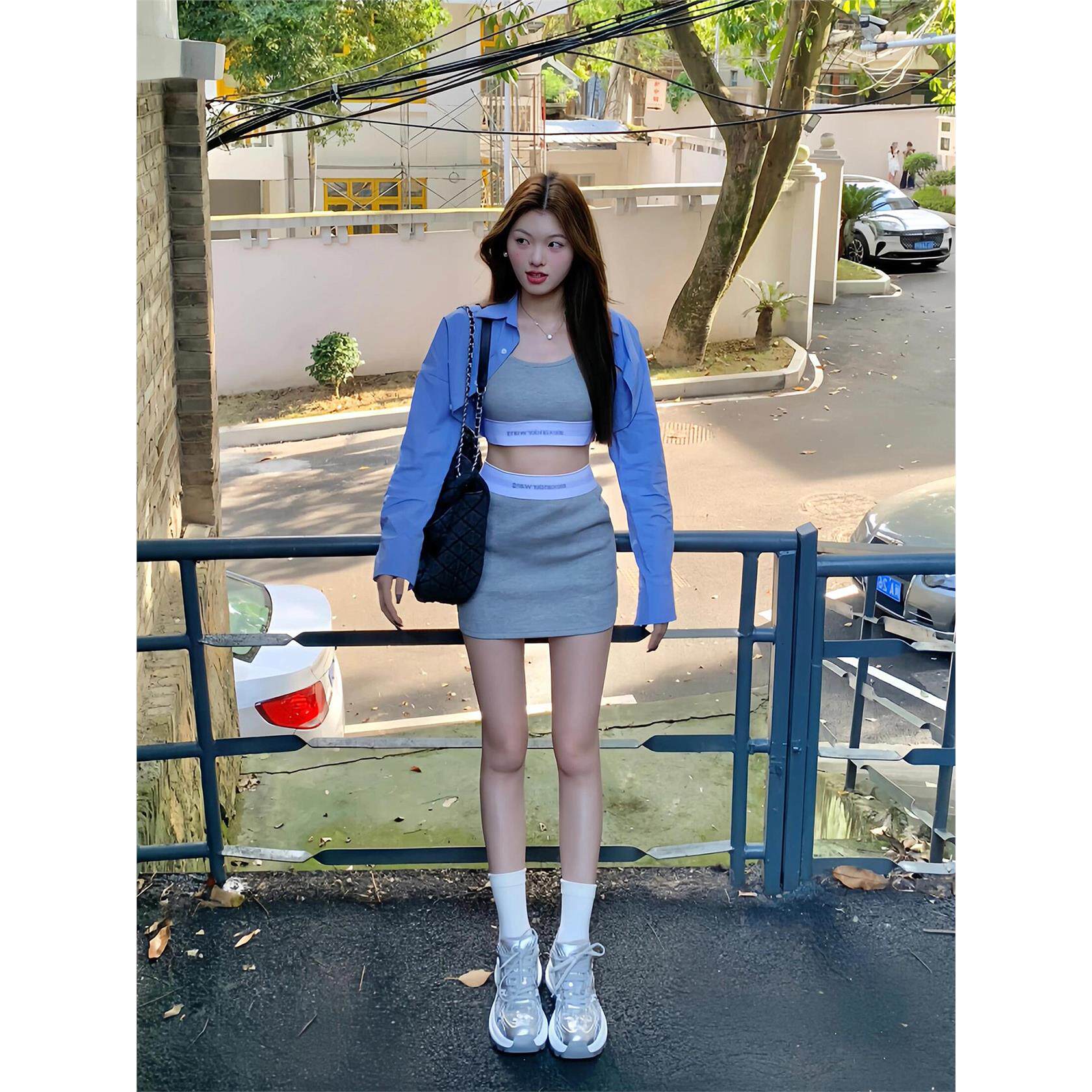 秋装搭配一整套韩剧女主