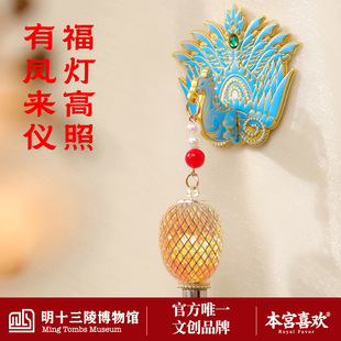 明十三陵博物馆大明风华灯笼宫灯冰箱贴文创凤冠礼物官方旗舰店