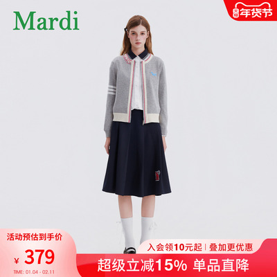 MARDI休闲百搭开衫毛衣