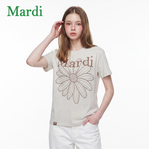 MARDI雏菊风短袖T恤女宽松百搭