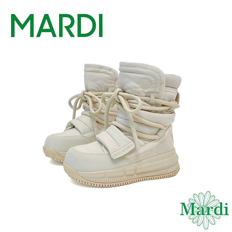 MARDI/玛尔帝高筒鞋雪地靴加厚防水保暖户外增高厚底时尚情侣款