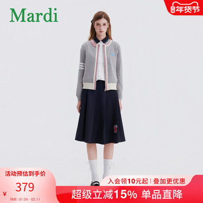 MARDI休闲百搭开衫毛衣