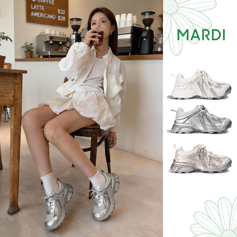 MARDI老爹鞋夏季新款防滑透气时尚百搭休闲女款休闲运动鞋图片