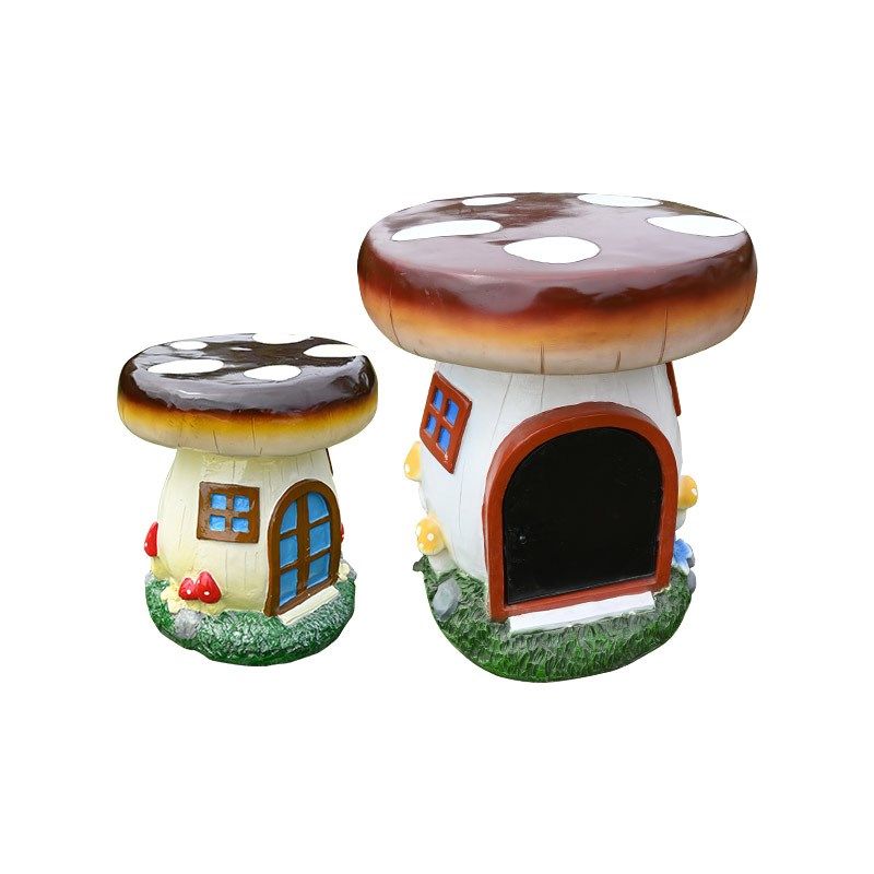 庭院园仿真蘑菇桌椅遮丑空心院子遮挡装饰品幼儿园草地造景布置,家居饰品,户外/庭院摆件,淘宝优惠券,粉丝福利购,淘宝优惠卷