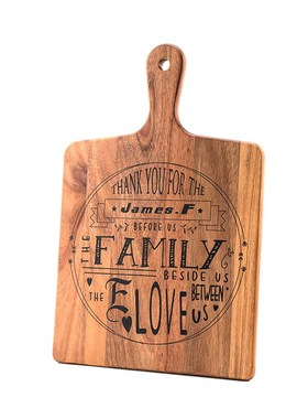 ill.F相思木披萨盘料理板实木西餐托盘牛排盘板抗菌防霉露营摆盘