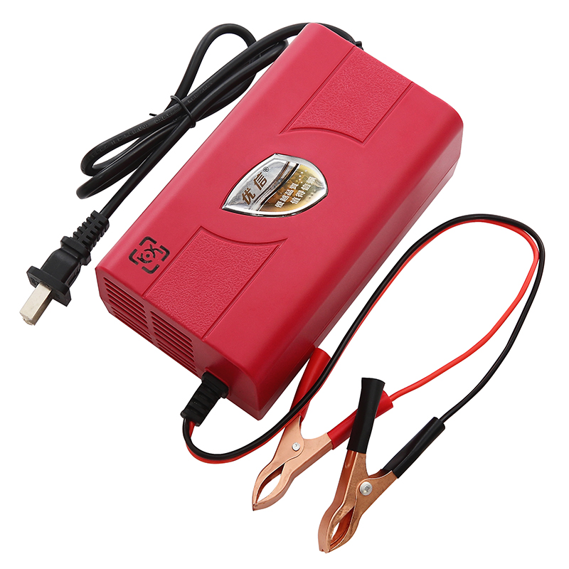 优信充电器2H铅酸蓄电池单个电动车智能修复充电机