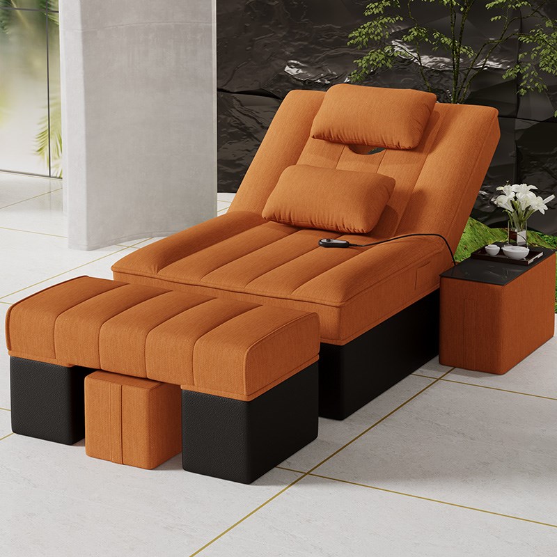 电动足疗床按摩足浴沙发躺椅采耳沐足洗脚床足疗店按摩洗脚沐足椅