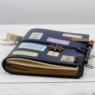 记事本小新笔记本文具手帐本定制LOO手记账本日记本子活页本