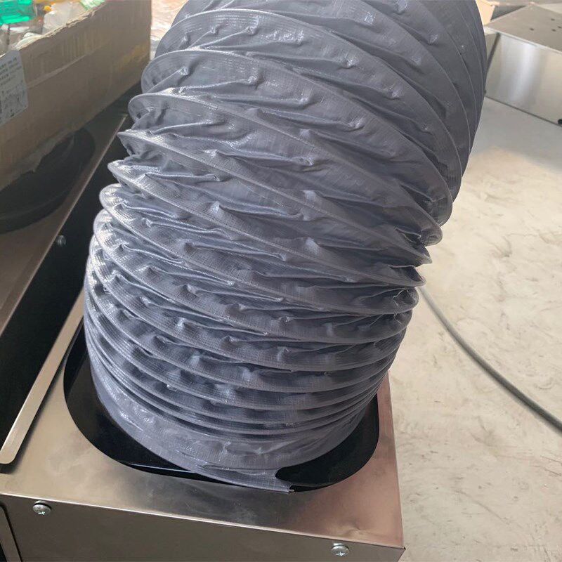 油烟排烟管道管道直径管道伸缩铝箔管道黑色加长款尼龙