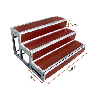 铝合金舞台合唱台台阶三层踏步大合影架子校园实木站架