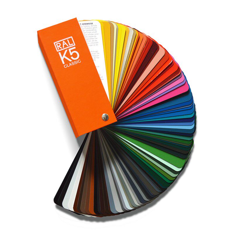 新款劳尔色卡RAL色卡K5国际标准色卡工业设计油漆涂料五金通用