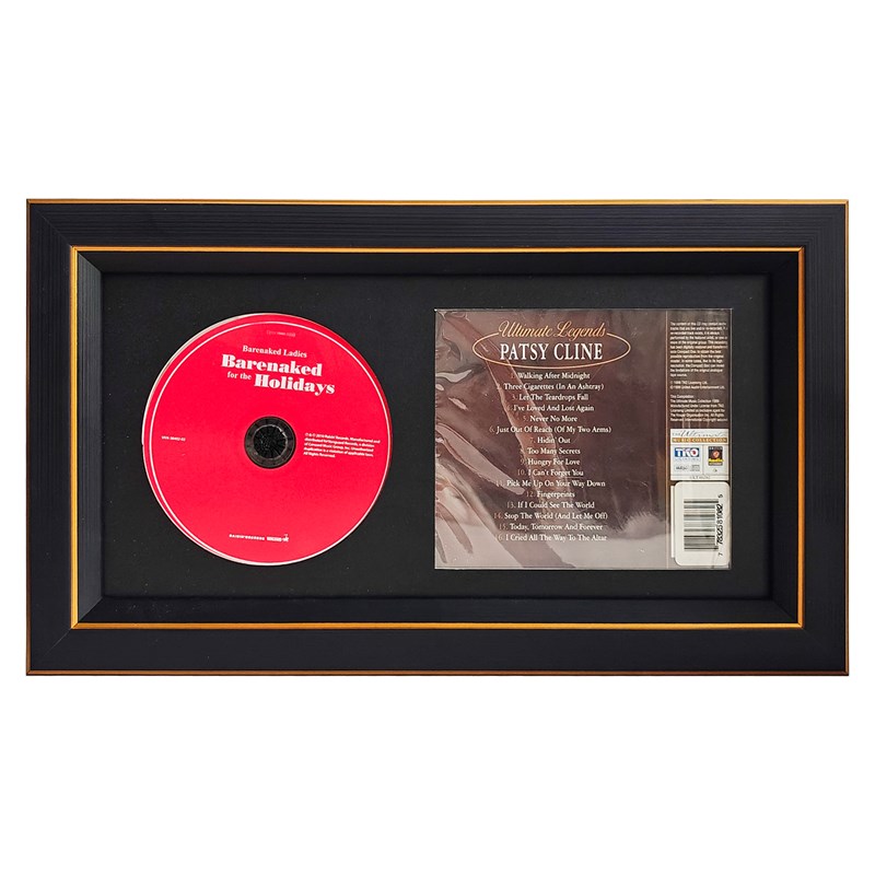 定制专辑cd明星签名唱片收藏相框装裱黑胶展示光盘保护收纳架挂墙