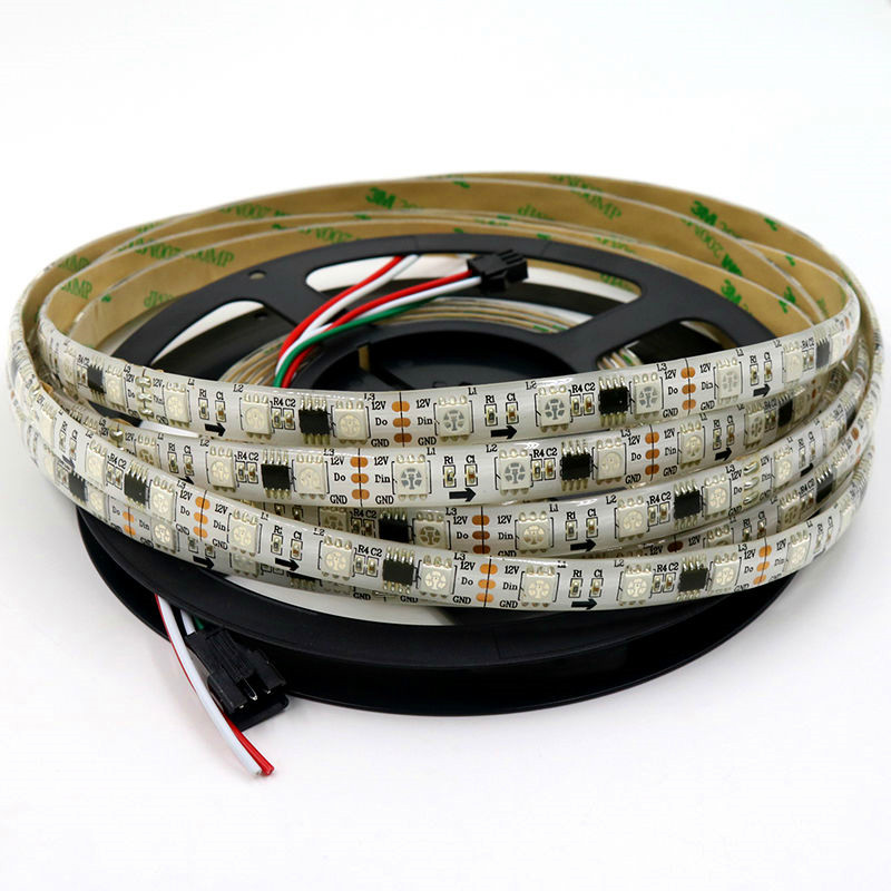 WS2811灯带12V伏全幻彩madrix麦爵士酒吧控台编程流水跑马软灯条