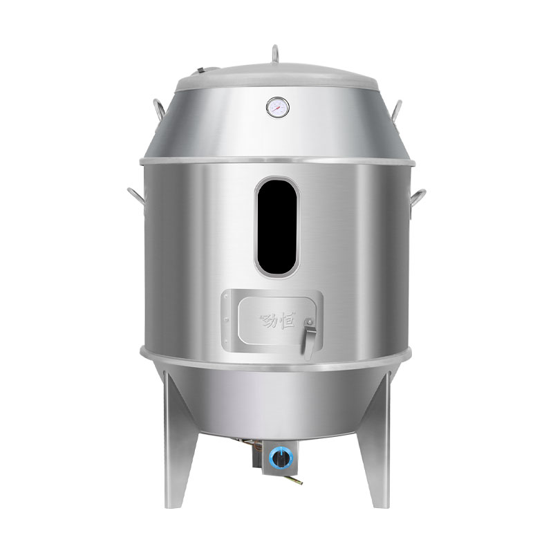 劲恒烤鸭炉木炭燃气三层商用烧鸭炉不锈钢烤鸡炉烧鹅炉吊烤炉