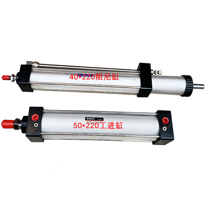 *22气压阻尼气缸头锯精密锯断桥铝合金塑钢门窗加工设备