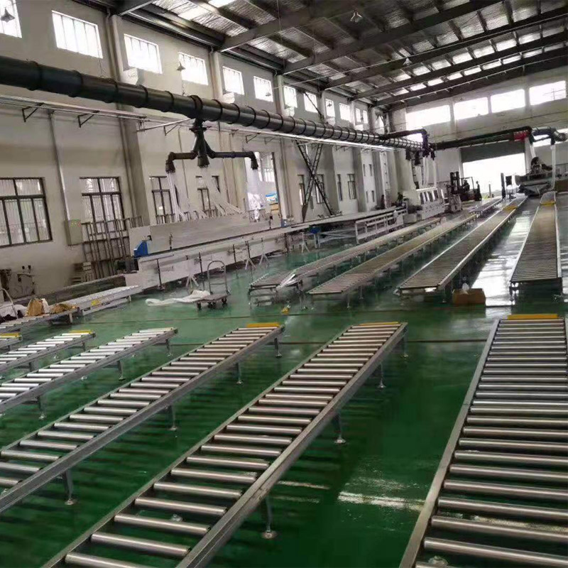 无动力滚筒线输送机流水线输送带传送带地滚线托辊卸货滚轮送料架