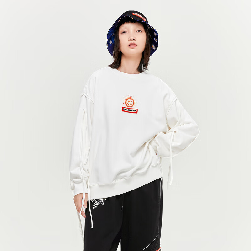 鸟撤柜剪牌男女情侣款卫衣