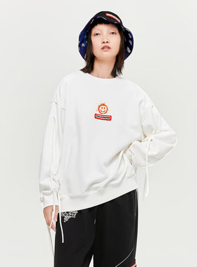 鸟撤柜剪牌L412男女情侣款 联名主题卫衣 秋冬圆领宽松上衣打底衫