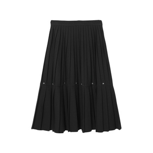 饰裙气质百褶半裙L274 家撒柜清仓折扣捡漏产品透气亲肤装 鸟