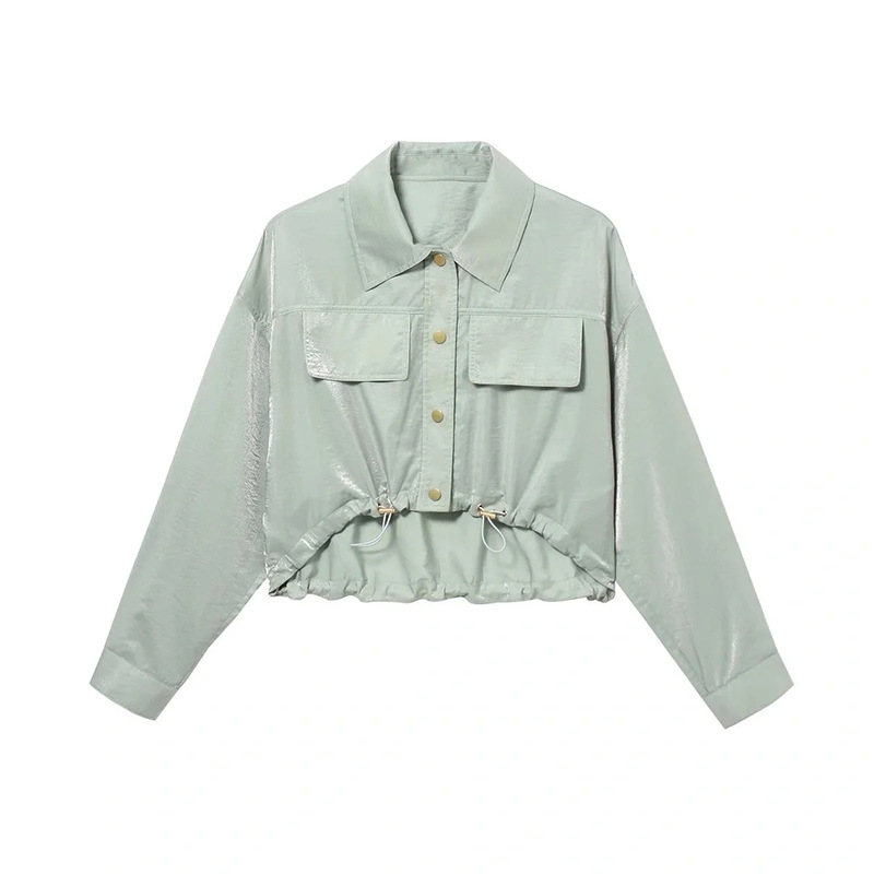 高端小资上衣旒光斯文工装外套