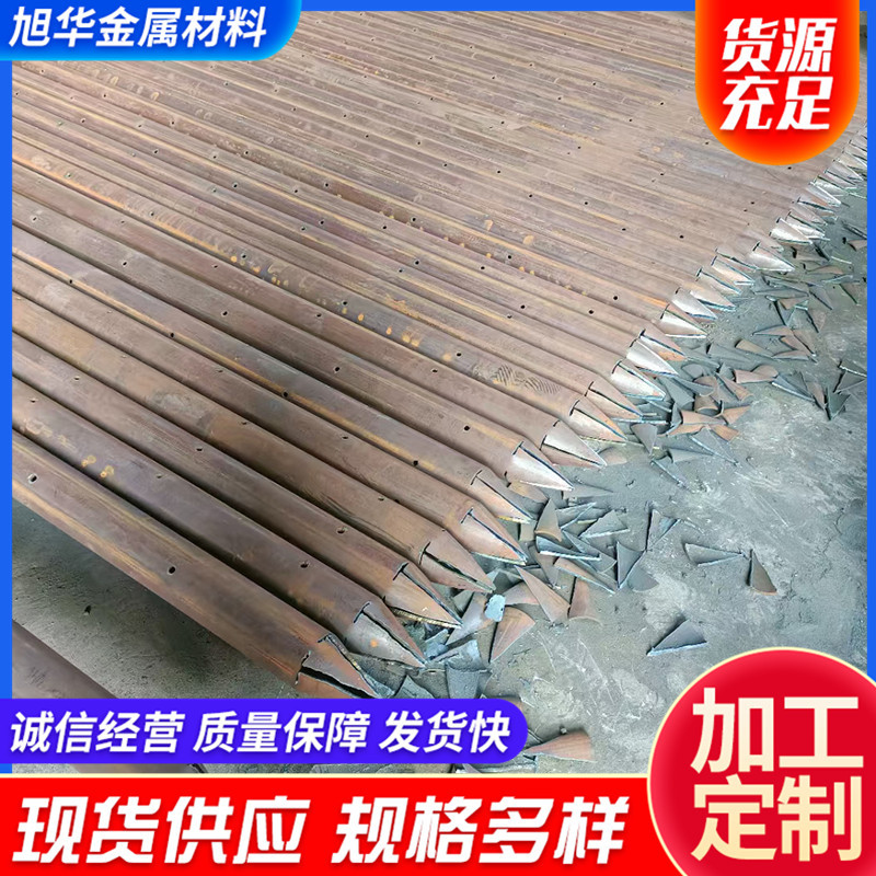山东注浆管 无缝注浆管 焊管注浆导管 镀锌打孔钢管材质q235b
