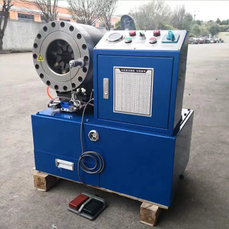 高压油管缩管机衬套收缩机高压胶管扣压机建筑钢管对接压管机