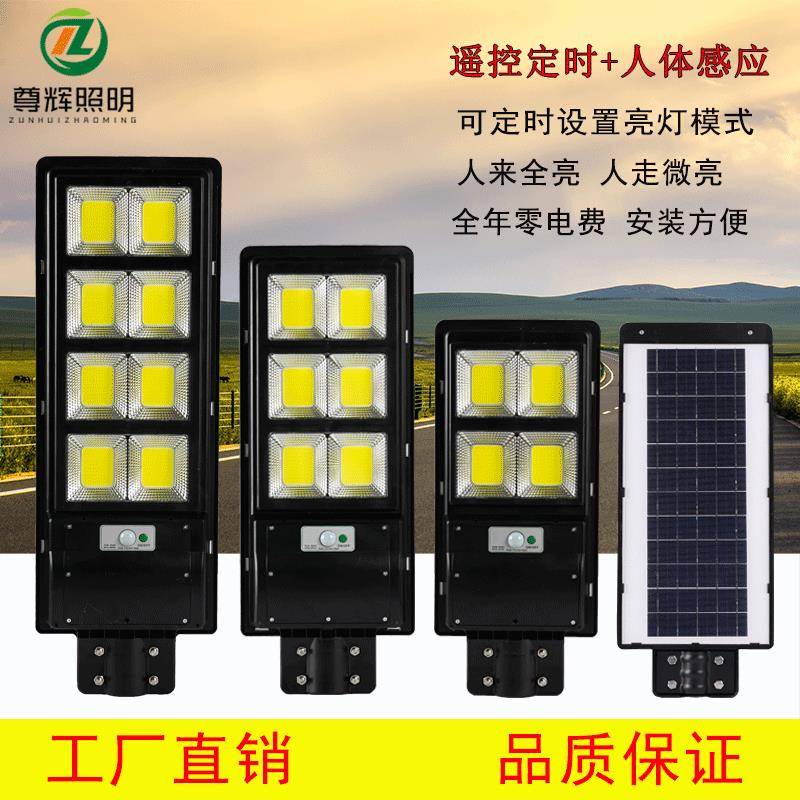 尊辉照明路灯户外照明LED一体化路灯感应庭院灯壁灯