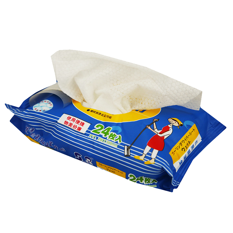 5包片地板湿巾静电除尘纸毛发灰尘擦地布一次性吸尘纸免洗毛巾