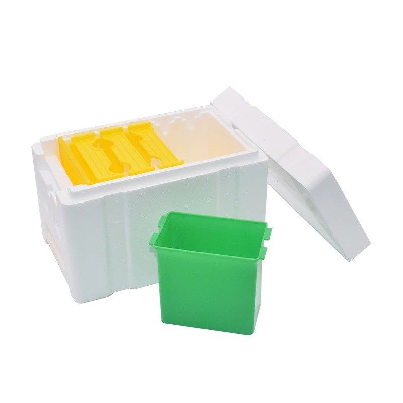 泡沫蜂箱 交配育王箱 授粉箱框塑料饲喂器蜜蜂育王养蜂工具
