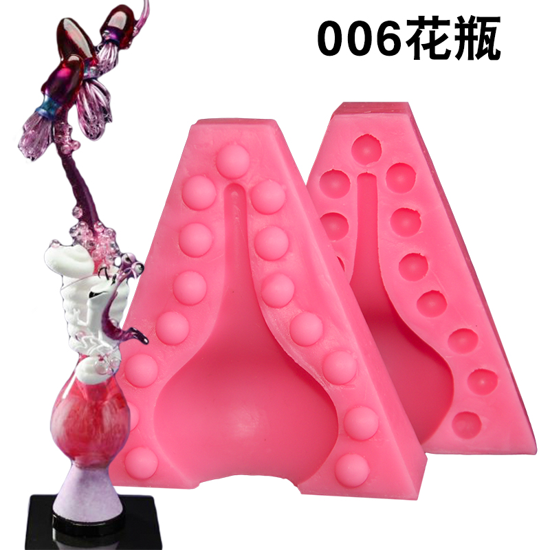 糖艺模具孔明糖艺多种花瓶模翻糖巧克力冰雕西洋水晶3D立体花瓶模