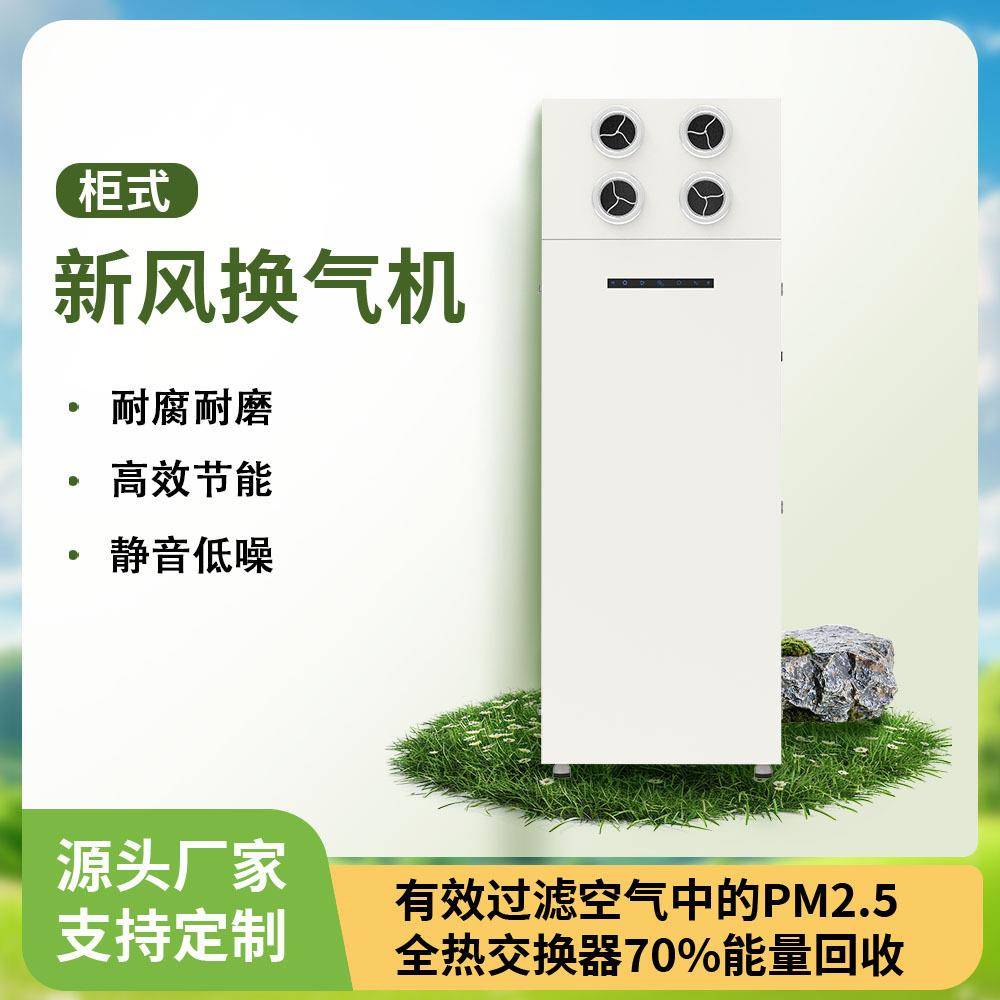 家用新风换气机静音除甲醛全屋净化新风系统全热交换新风换气机
