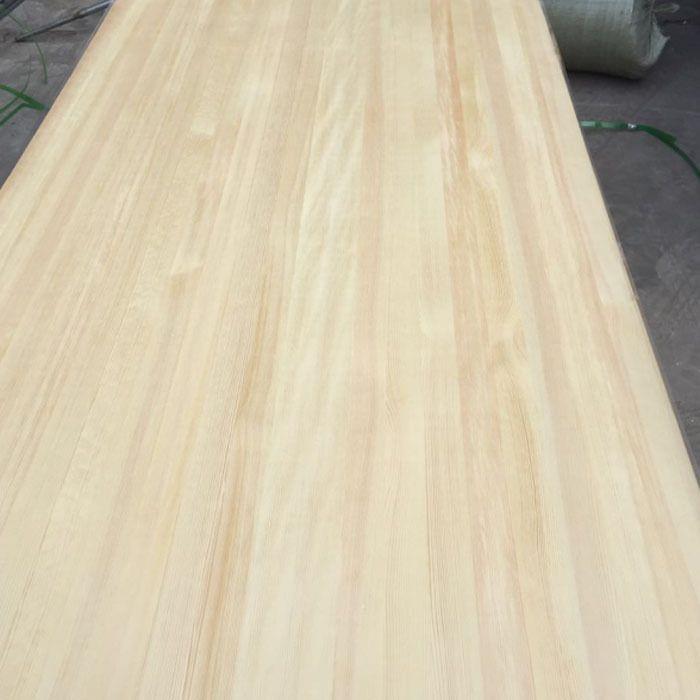 俄罗斯樟子松直拼板家具板木工板实木集成材双面无节直纹