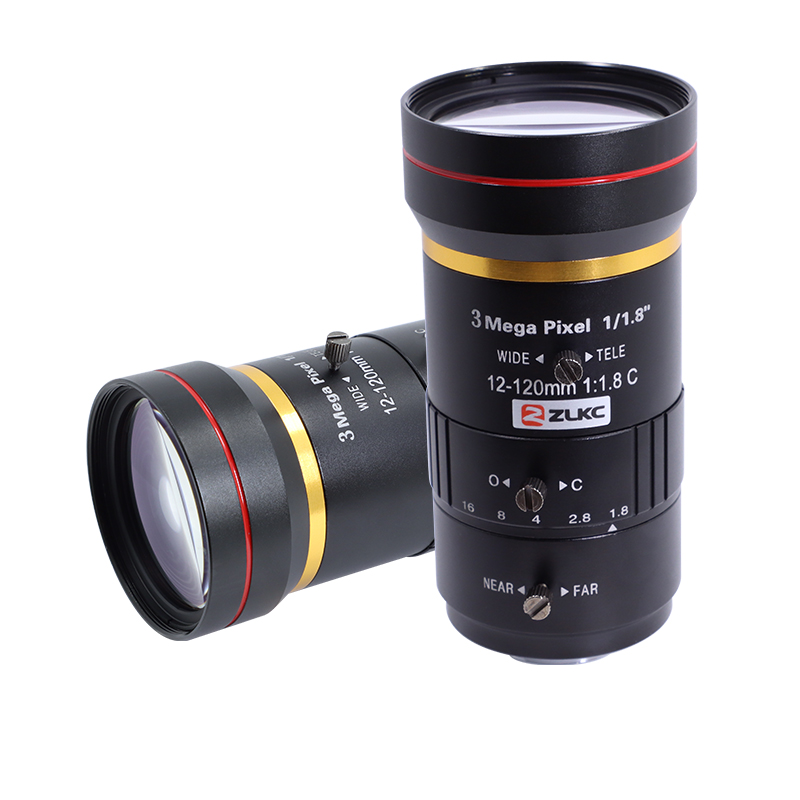 变倍镜头12-120mm变焦镜头手动光圈道路监控镜头 1/1.8英寸 300万