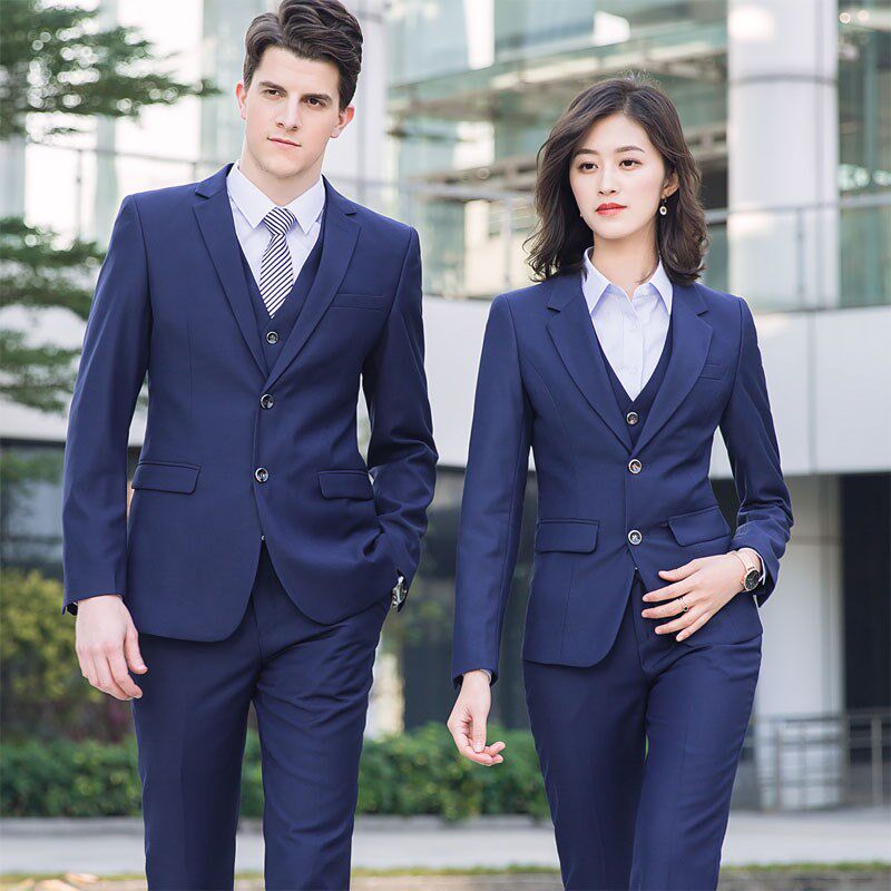 职业装女装2020春秋季时尚OL西装男套装女西服工装面试正装工作服