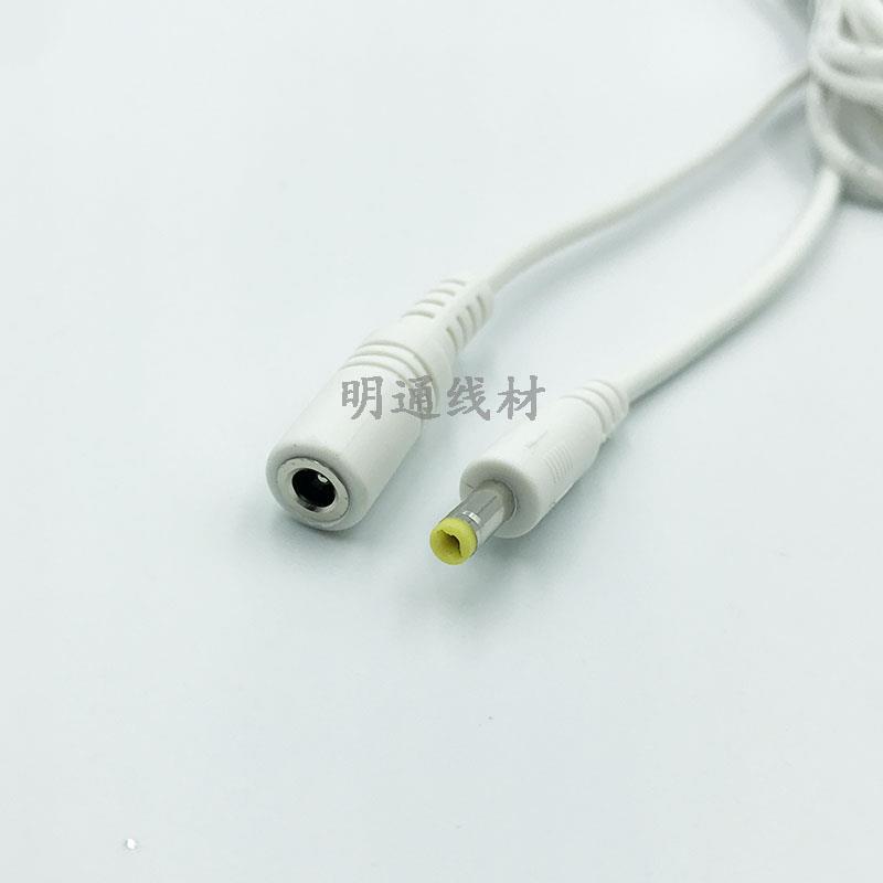 DC4.0-1.7mm小圆头圆孔充电线5V/9V电源延长线直流4017插头连接线