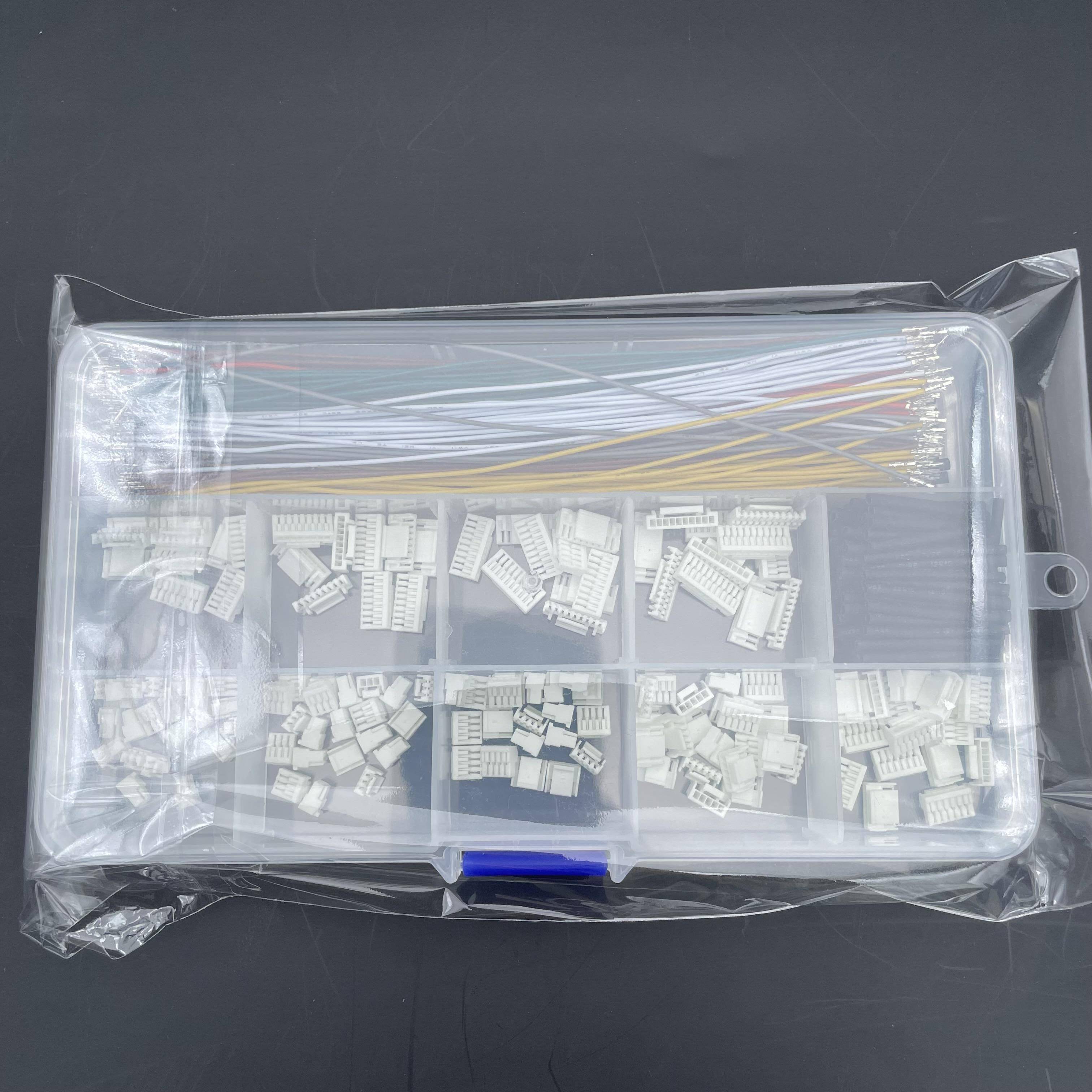 GH1.25MM胶壳插头接线端子压线簧片接插件盒带锁扣10色28AWG电缆