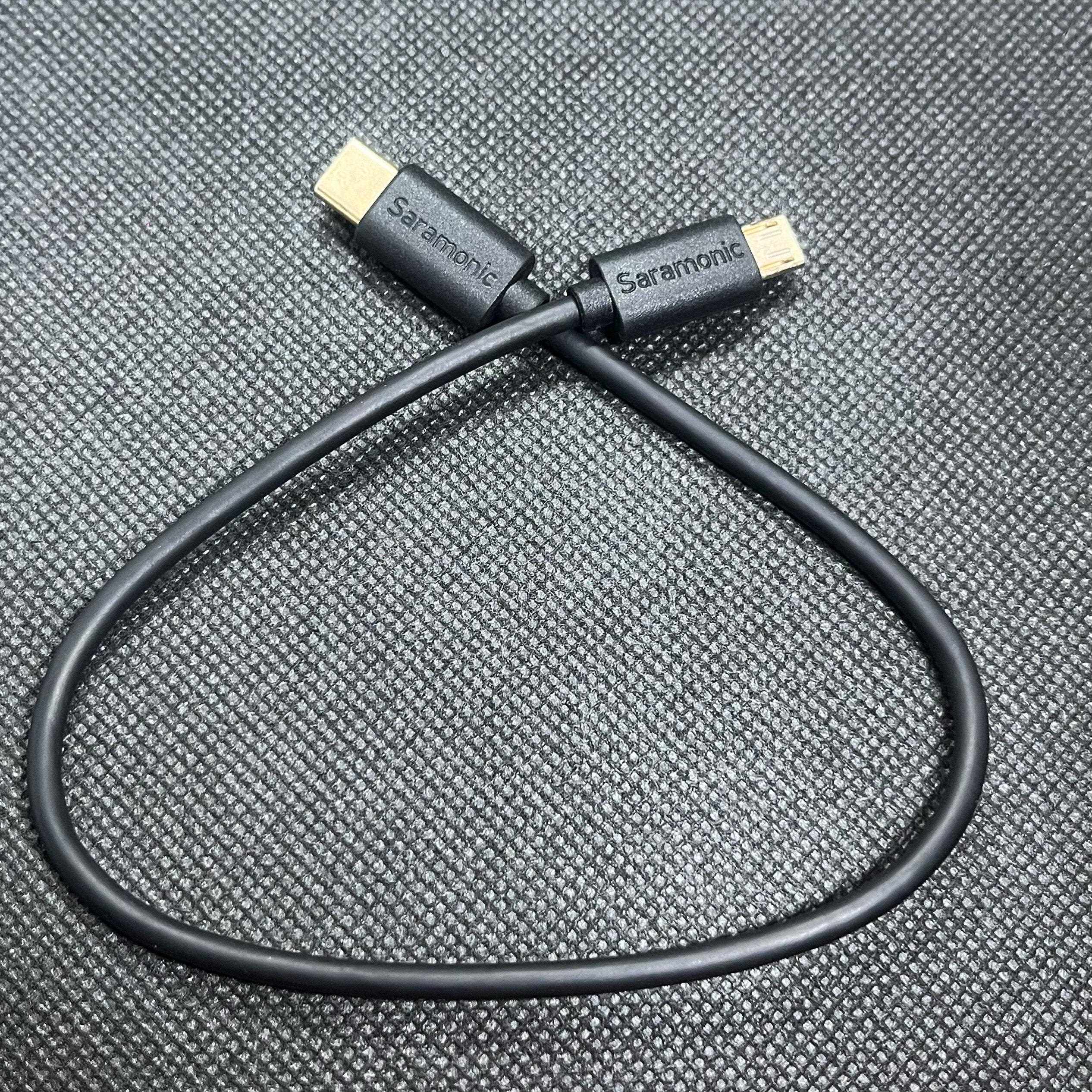 镀金接口 type-c转micro USB短线，30cm 充电线 dac音频线