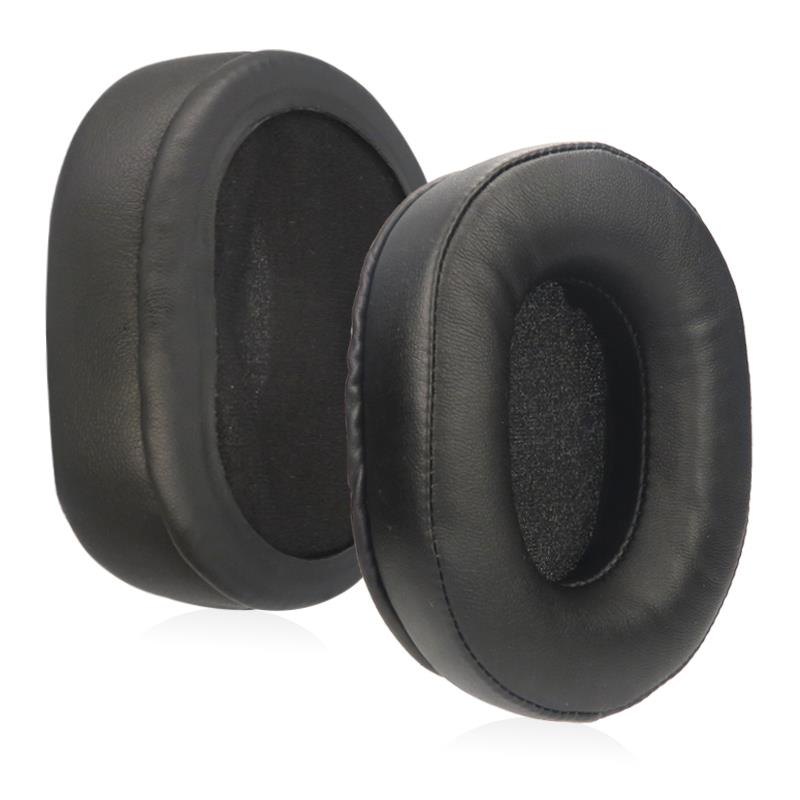 WHP01K耳罩适用Final Audio AG WHP01K耳罩蛋白皮深灰色奶油色耳机配件