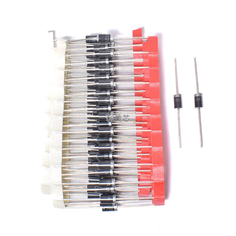 1.5KE15A/16A/18A/20A/22A/24A/27A/30A/33A/CA瞬态抑制TVS二极管