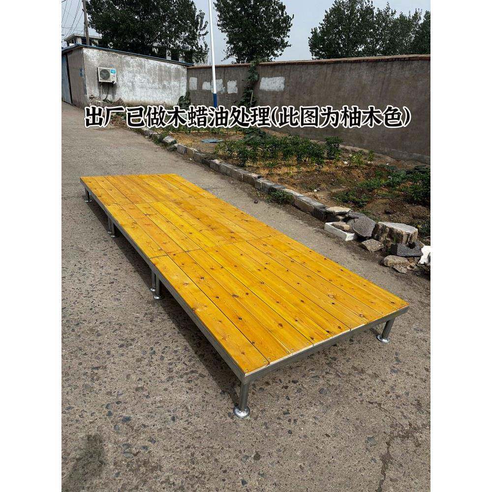 模块化地板露营式地板帐篷地板营地地板快速安装防腐木地板钢结构