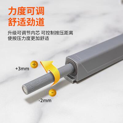 百隆柜门反弹器按压式衣柜按弹器自动回弹开抽屉免拉手碰珠弹门器