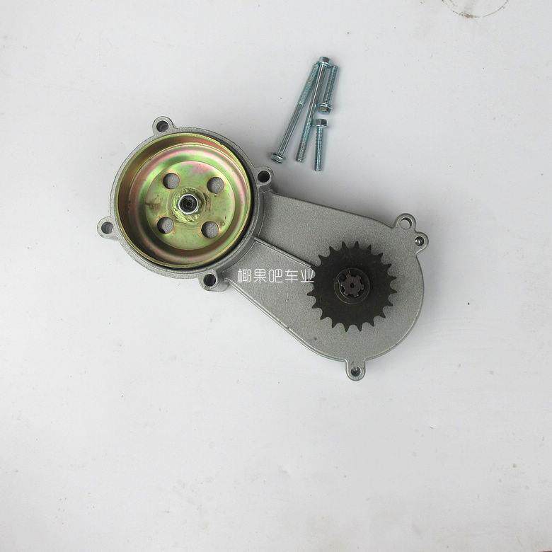 49CC4冲小跑摩托车配件 小阿波罗越野车发动机传动齿轮变速箱链轮