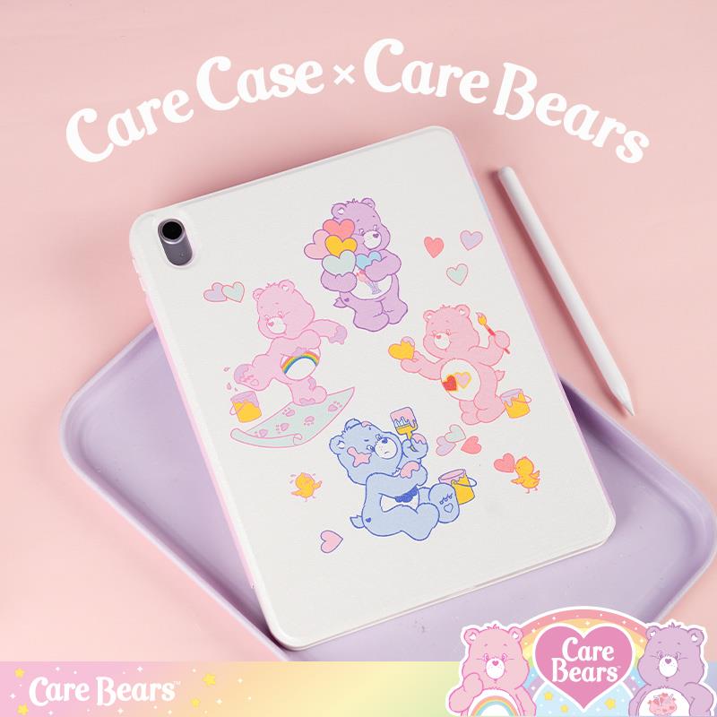 CARECASE x CareBears联名 爱心涂鸦熊iPad保护壳 可爱 原创设计 适用于 于苹 果iPad Pro10.5英寸11寸12.9寸
