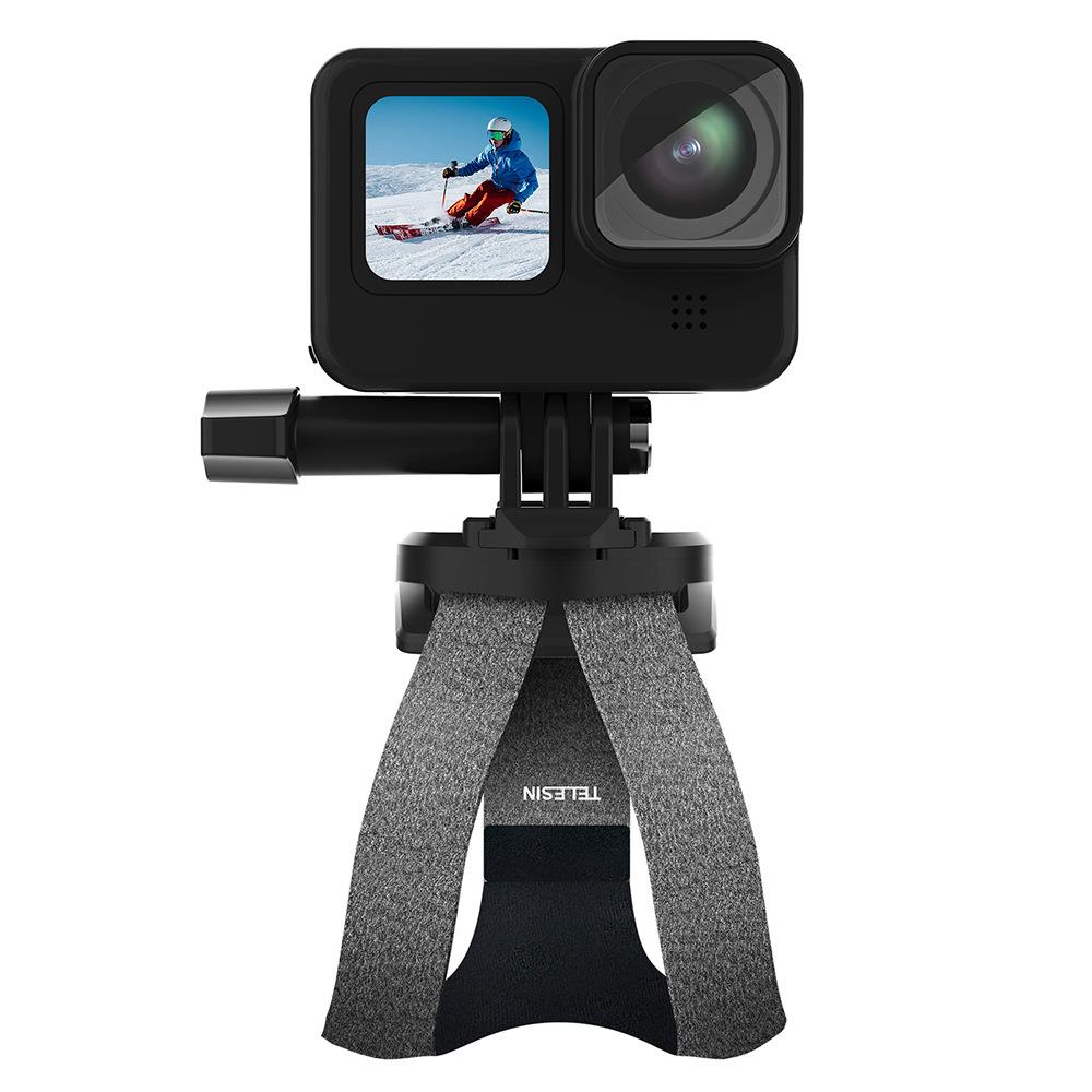 FOR Gopro11/10/9/8/7/6action4相机配件三合一旋转手腕带掌腿带