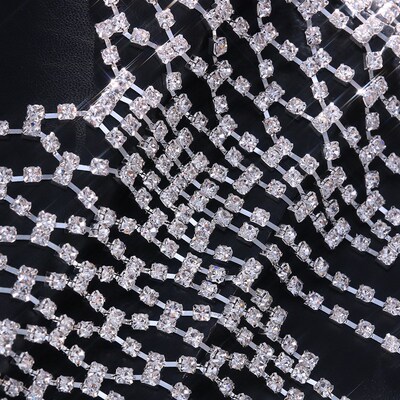 2022新款网格水钻胸链夜店风性感夸张身体链跨境美女body chain06