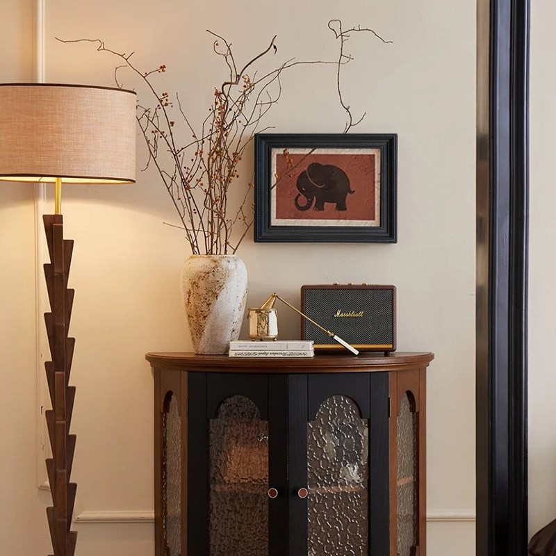 高级感复古小众推拉电表箱装饰画法式中古风配电箱画遮挡开关壁画