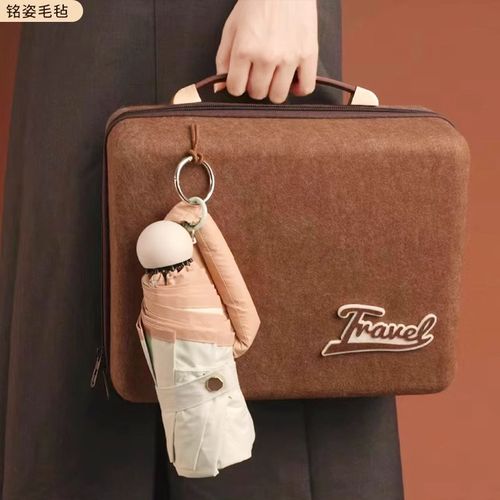 商务礼品创意毛毡手提箱行李箱公司送客户员工实用高端伴手礼箱包