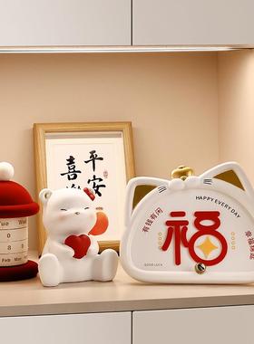 贝汉美2025新款福字装饰客厅电视柜入户玄关桌面摆件乔迁新居礼品